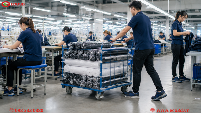 Doanh nghiệp nên chọn giày bảo hộ cho công nhân nhà máy may mặc như thế nào?